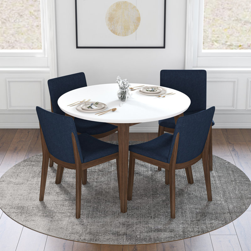 Ensemble repas pour 4 personnes Dehatte, Bleu