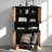 Modern Walnut Solid Wood Accent Cabinet