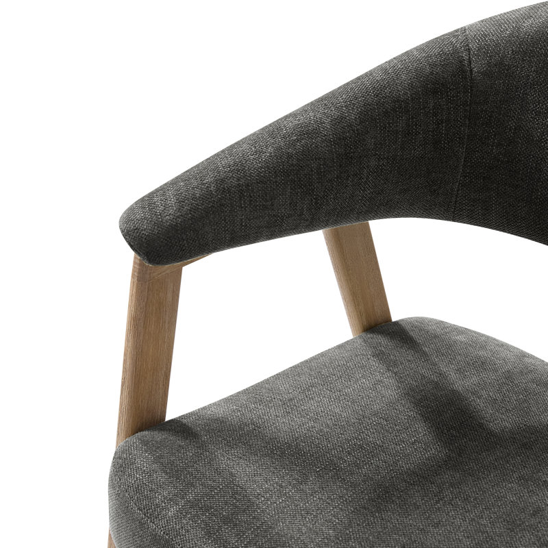 Chaise de salle à manger Milford, Gris