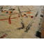 Tapis tribal marocain rétro Beni Ourain