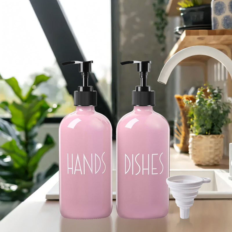 Distributeur de liquide 16 oz. (Rose), Rose