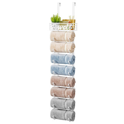 9Tier Over The Door Towel Racks