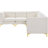 Enson Velvet L-Shaped Sectional Reversible-88147777