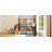 Twin Over Twin Metal Bunk Bed, Metal Housebed With Slide And Storage Stair-280607348