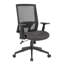 Chaise de bureau pivotante, filet noir, mousse, inclinaison synchro de qualité commerciale