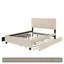 Grand lit standard capitonné avec rangement Lueker-1254667558