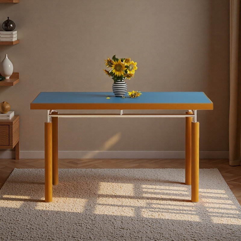 Colored Multi-functional Rectangular Writing Desk, 29.52" H x 62.99" W x 31.49" D