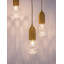  3 - Light Brass Bulb Pendant