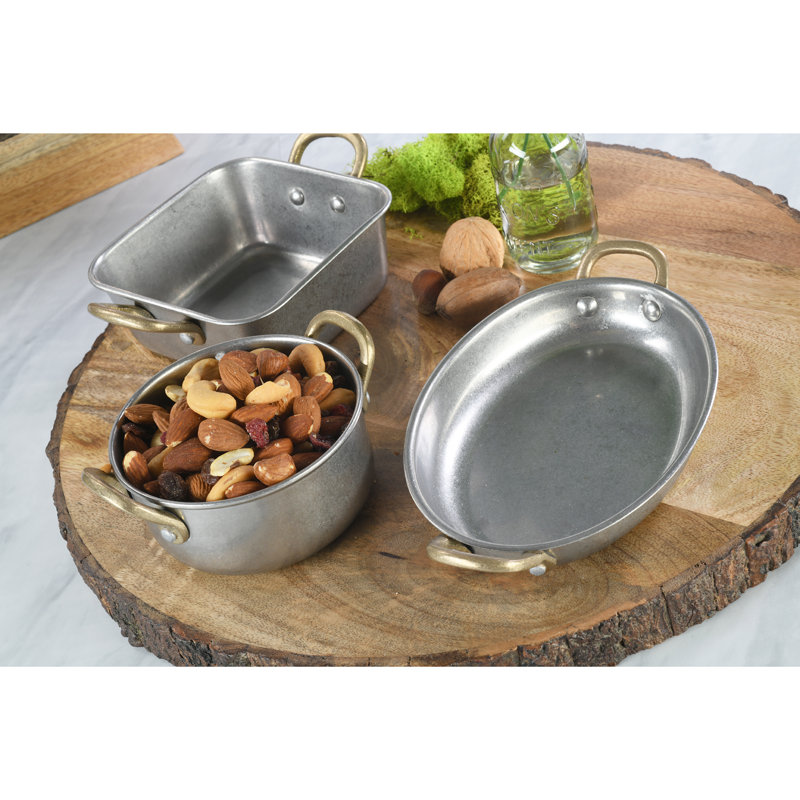 Ebern Designs Trikomou Stainless Steel Candy Bowl
