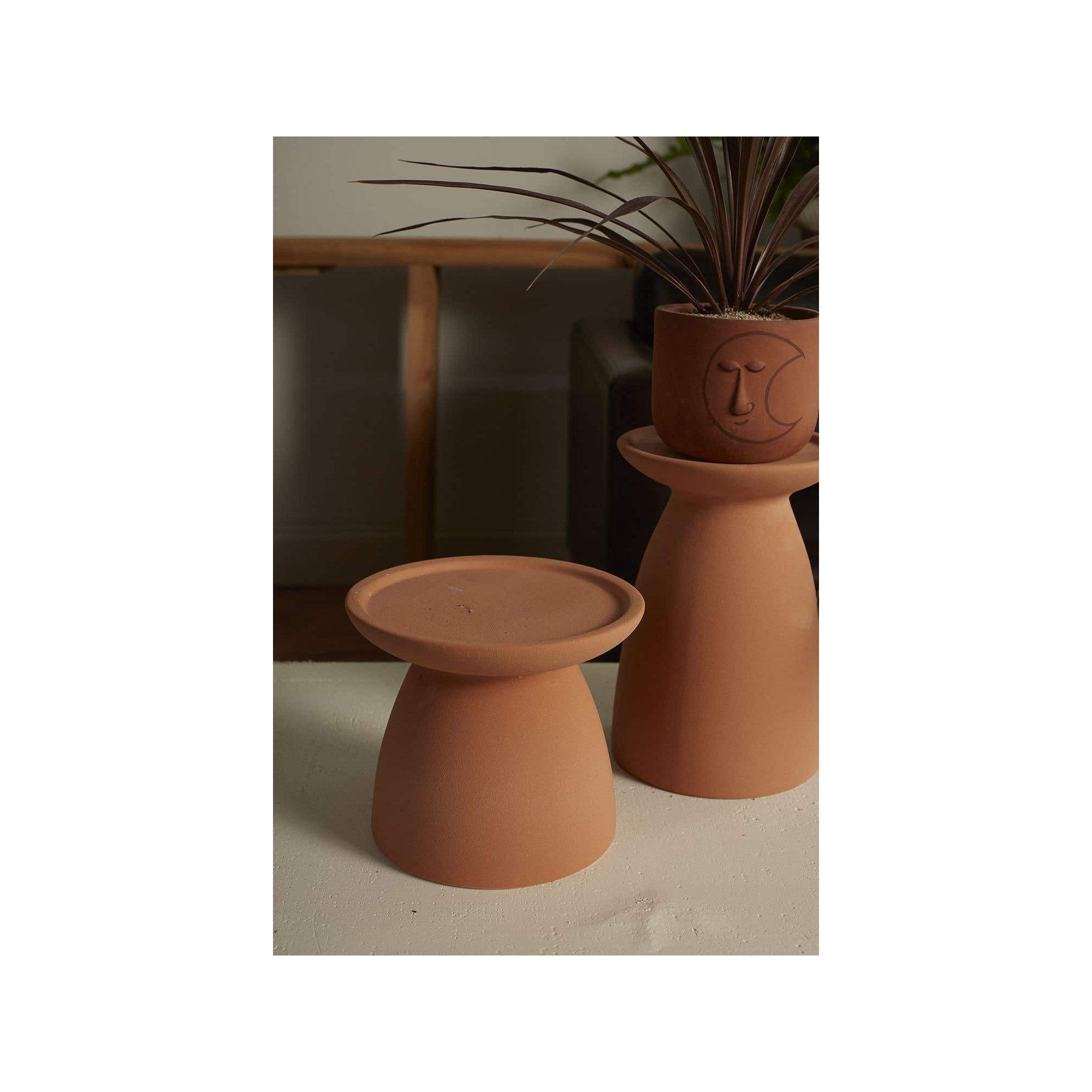 Sue 6" Ceramic Tabletop Candle Accessories