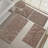 5 Piece Soft Absorbent Microfiber Bath Rug Set with Non-Slip Backing-1935903426