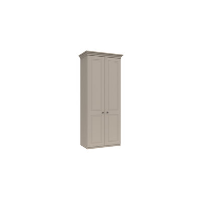 Warminster 2 Door Manufactured Wood Wardrobe