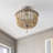 Norcott Solid Wood Semi Flush Mount-465187589