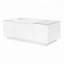 Table basse à 2 tiroirs avec compartiment de rangement ouvert et 2 tiroirs cachés-1247756100