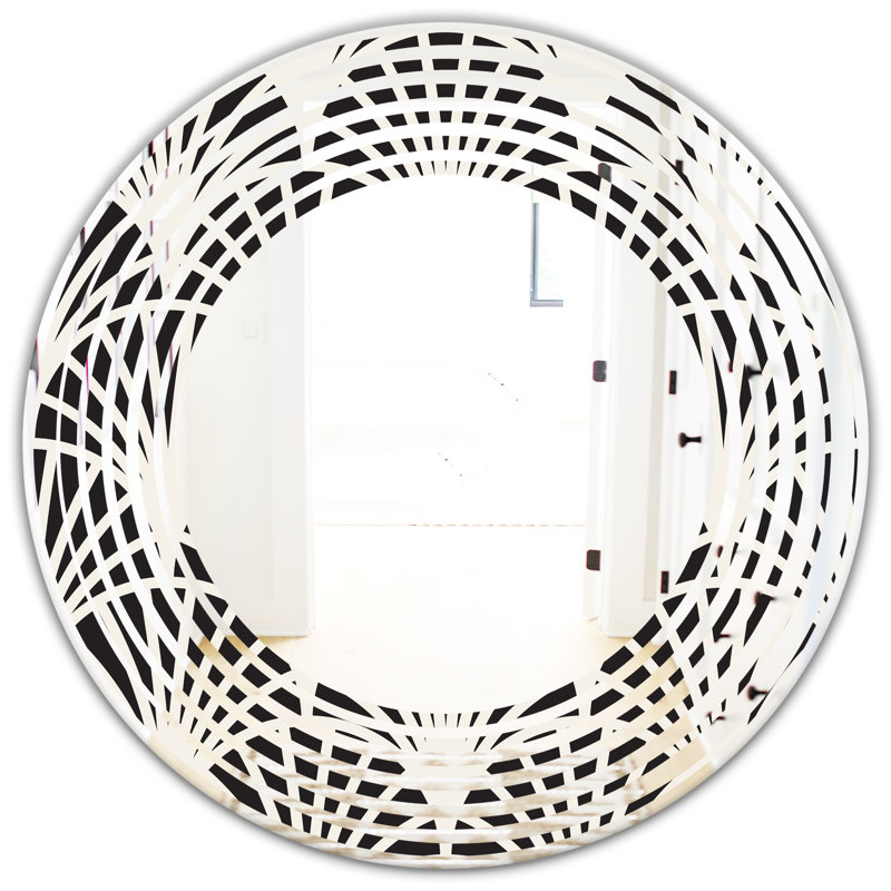 Miroir mural Wave, H 31,5 po x l po