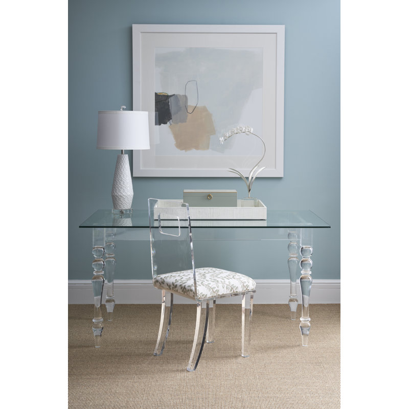 Violet Glass Dining Table