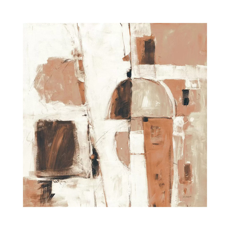 Down To The Street Warm by Mike Schick - Painting on Canvas, Wrapped Canvas, 93.98cm H x 93.98cm W x 3.81cm D