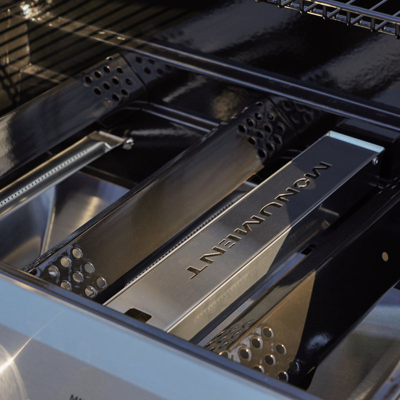 Petite boîte à fumée en acier inoxydable Monument Grills