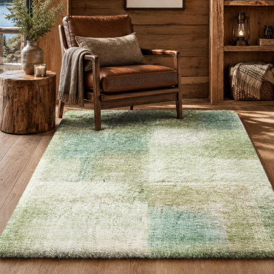 Tapis carré Dream Shag ADS742, lavable à la machine, de qualité supérieure