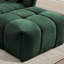 Chenille Upholstered 2-Seater Sectional Sofa With Ottoman-28402716
