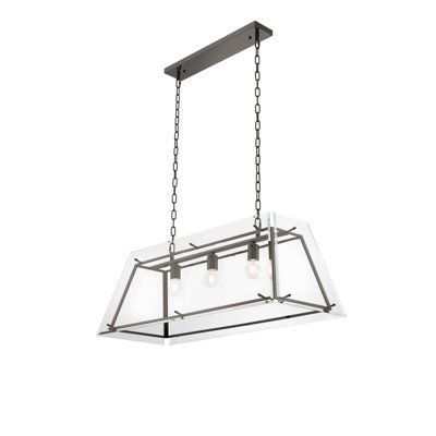 Lustre azur 3 lumières