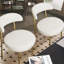 Ensemble de table de salle à manger rond avec 2 chaises-120921667-120921666