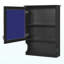 Armoire de rangement de salle de bain murale 20 "avec miroir, rangement mural avec porte, armoire à pharmacie murale à miroir