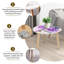 Ensemble de 2 tables basses gigognes Triangle