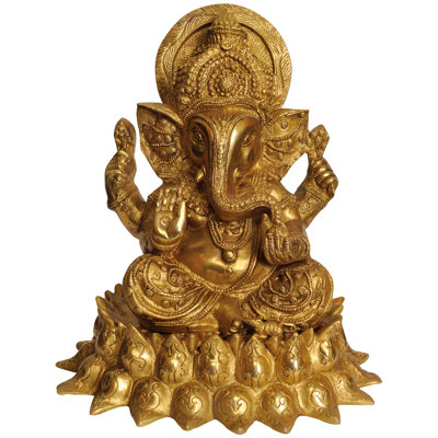 Statue Kamalasana Ganesha