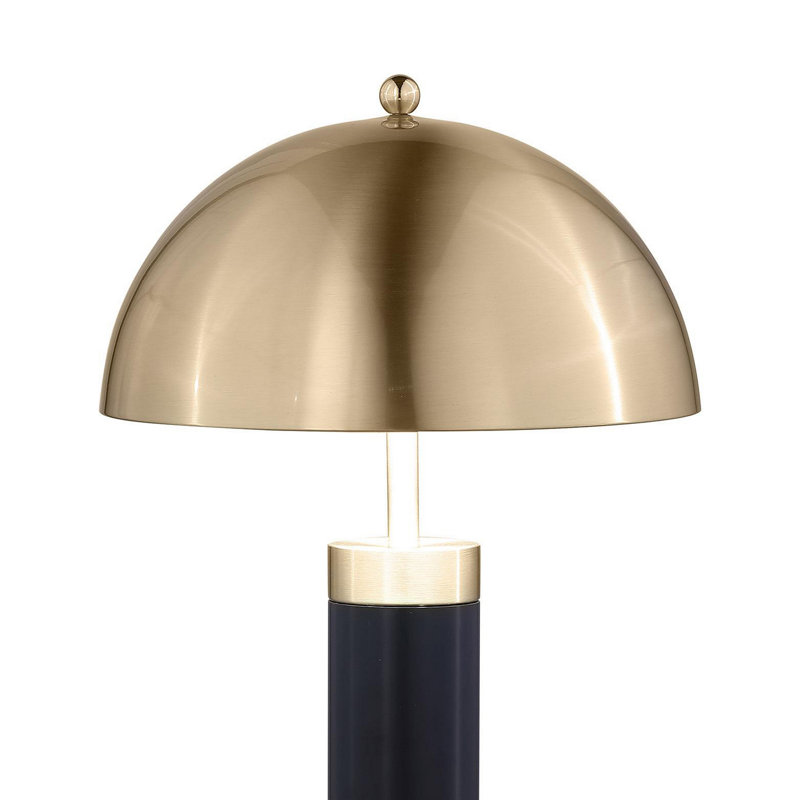 Lampe de table abat-jour Cuan Dome, H 28 po x l 15 po x P 15 po