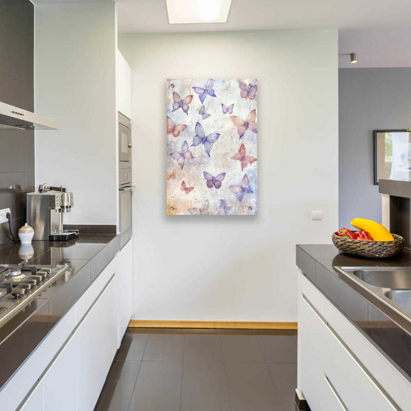 «In Flight II» par Tim O'Toole, art mural en verre acrylique, H 36 po x l 24 po x P 0,2 po