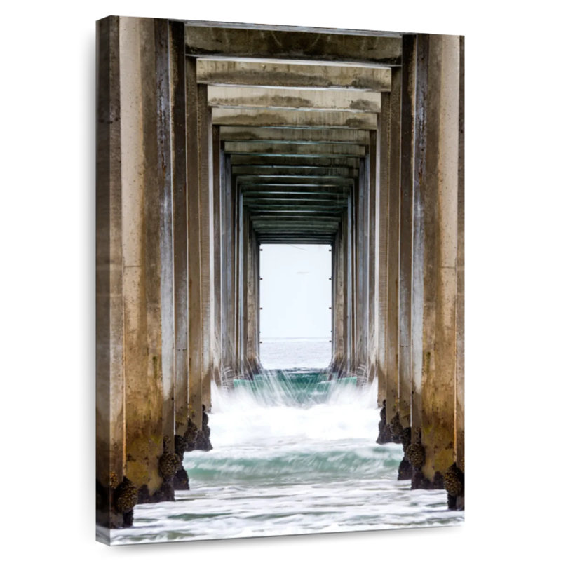 Aletra La Jolla Scripps Beach Pier, 45" H x 30" W