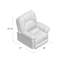 Fauteuil inclinable standard berçant de 38 po Conen-1738012995-1738013051