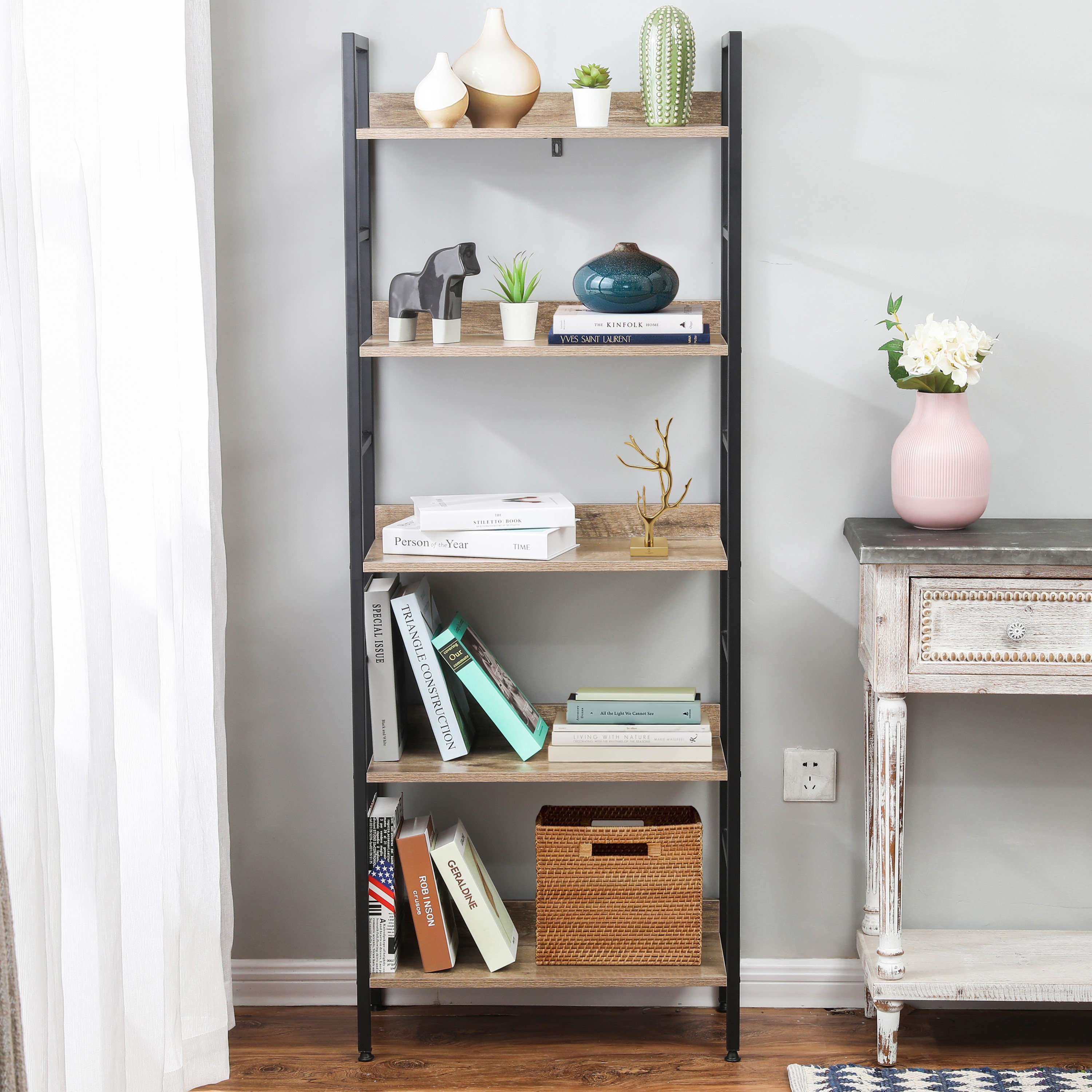 Laurel Foundry Modern Farmhouse Fynn Etagere Bookcase & Reviews Wayfair Canada