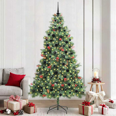 Artificial Christmas Tree 240 cm PVC and Metal