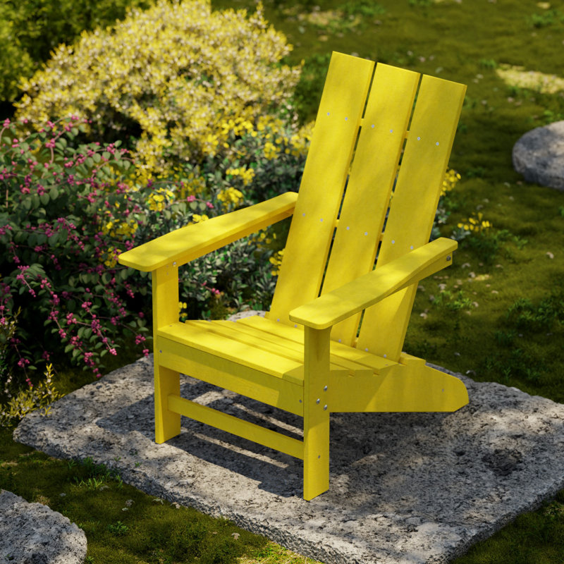 Freedom Modern Adirondack Chair, Yellow