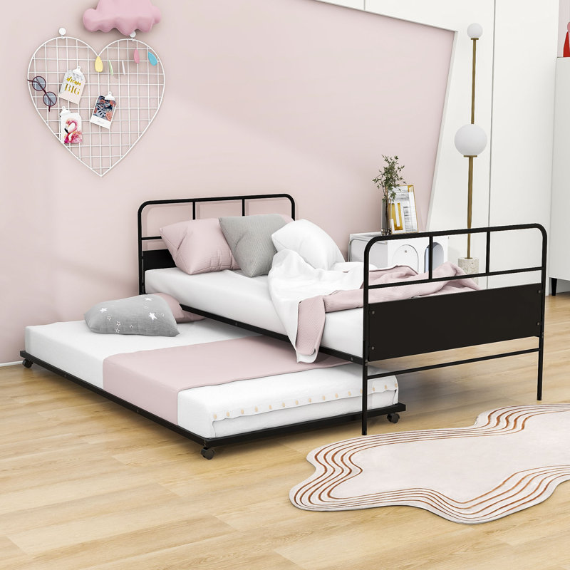 Cristoforo Twin Platform Bed with Twin Trundle