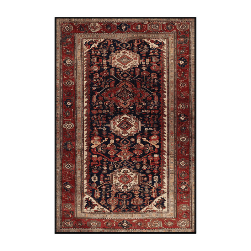 Tapis brun lavable à la machine