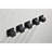 3/4" Cast Metal Shower Valve - Adjustable Brass Handle Matt Black 3.54 In. X 2.22 In Corrosion Resistance