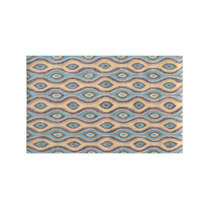Geometric Indoor / Outdoor Rug, Rectangle 5' x 7'6"