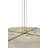 36"W Cilindro White Cotton Pendant