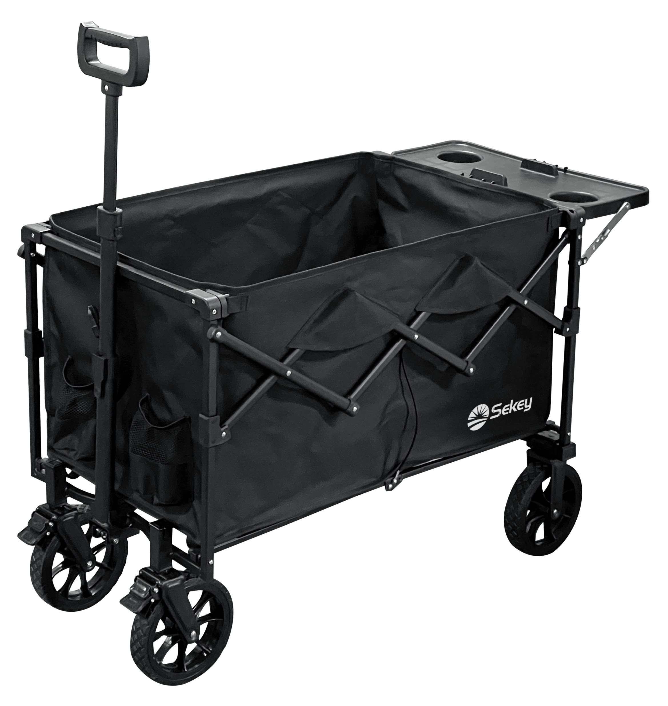 Sekey Collapsible Garden Carts with Cup Holders Wayfair Canada