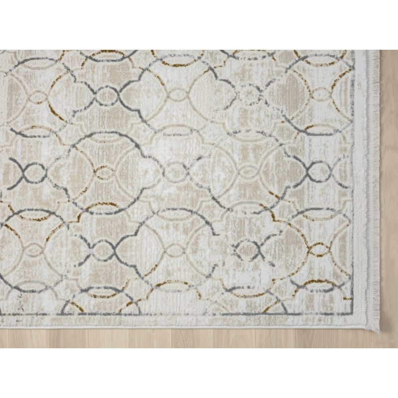 Noemi cream Rug, Rectangle 160 x 230cm