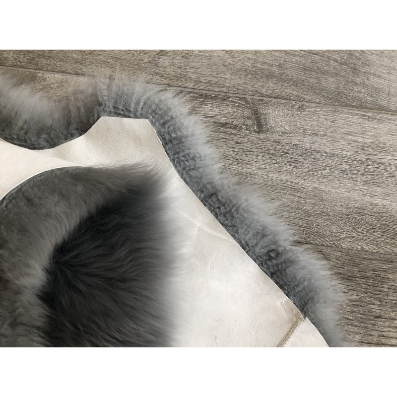 Tapis gris clair Whitcher, Carré 6 pi