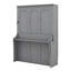 Grand lit escamotable moderne grand format avec bureau intégré, lumières DEL et charge USB, lit mural peu encombrant, conception pliante intelligente-2061517072