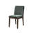 Darrah Fabric Upholstered Dining Chair In Forest Green-513366322