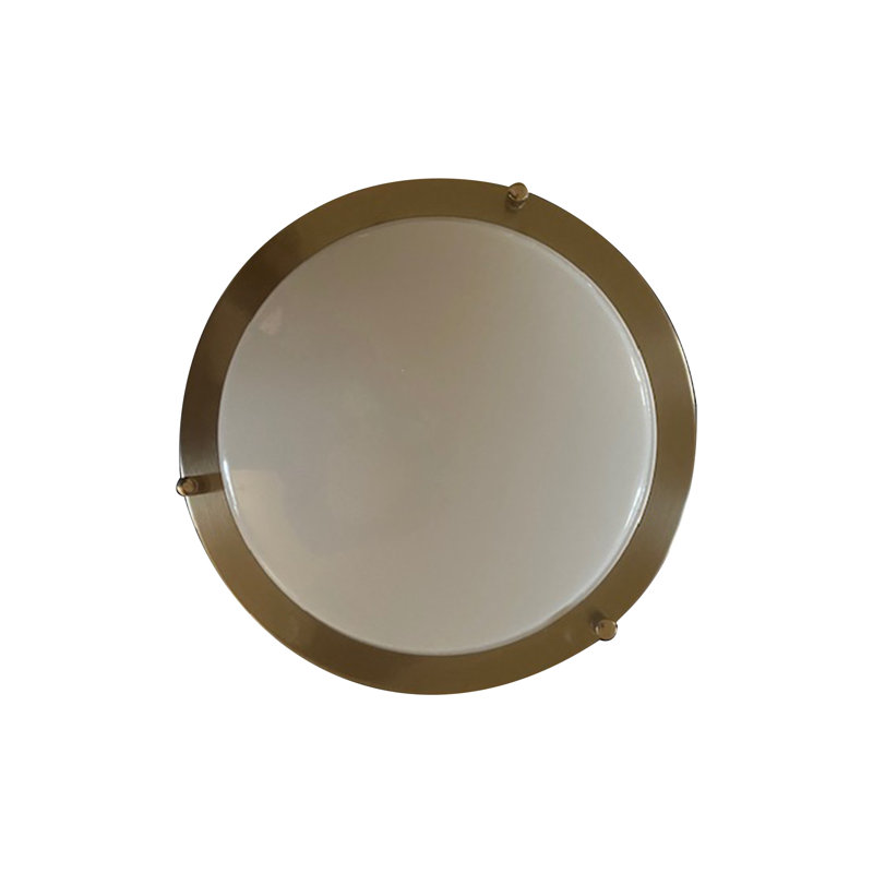 Plafonnier encastré circulaire simple 1 lumière 10 po