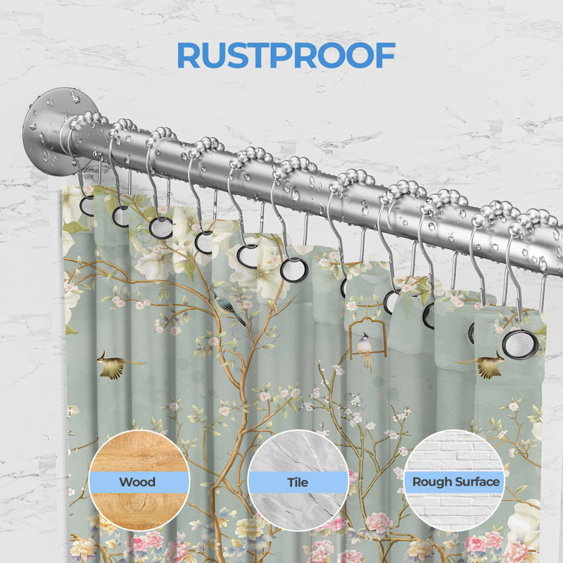 133cm L-Shaped Shower Curtain Pole