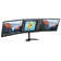 Mount-It Full Motion Adjustable Triple Monitor Stand | 3 Monitor Stand Fits 19 - 27 in. Screens