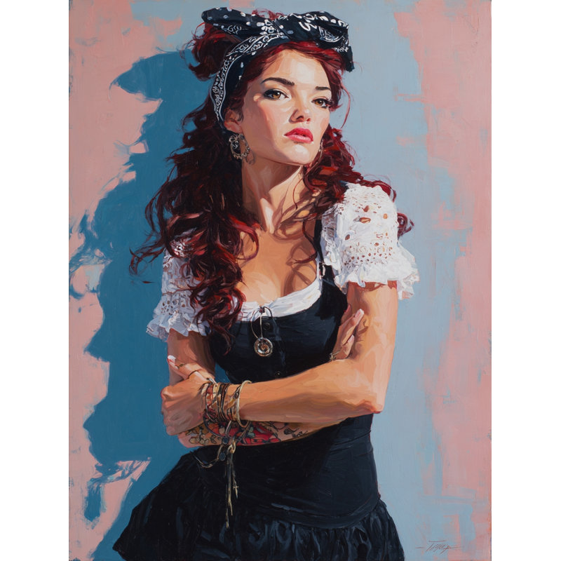 Art mural sur toile Crimson Spirit